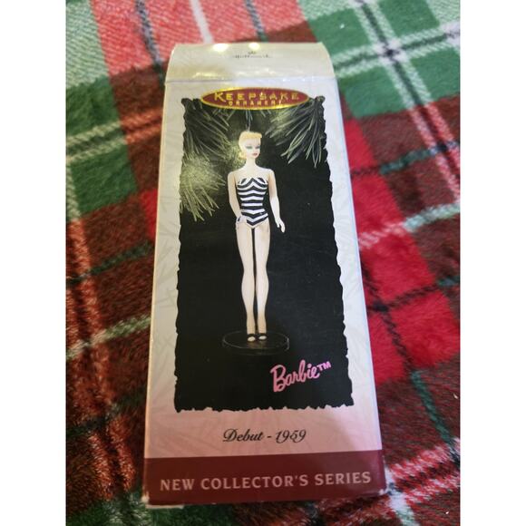 Vtg Hallmark Keepsake Barbie "Debut - 1959" Ornament 1994 Edition #1 Series - Picture 1 of 4